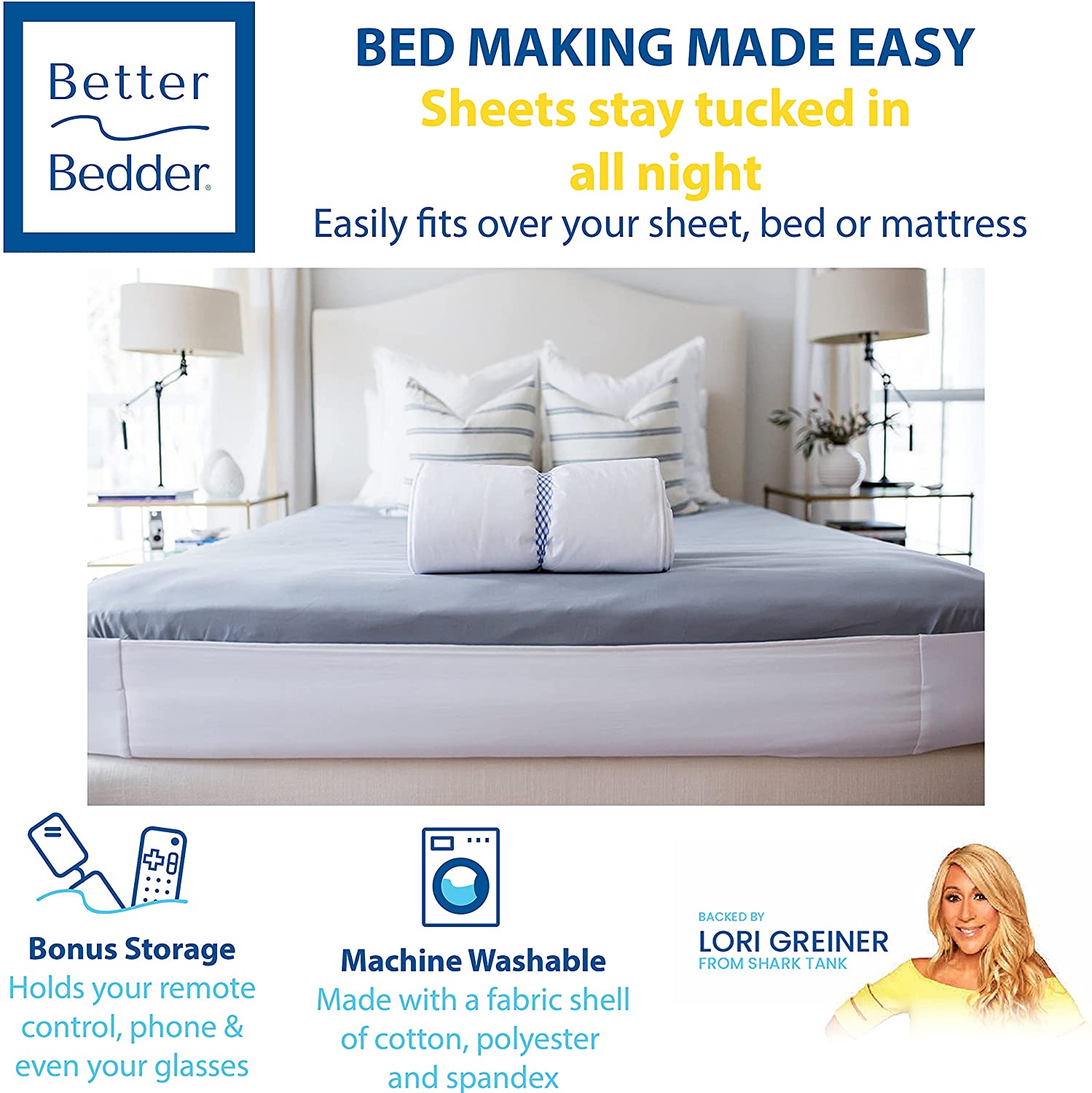 Better Bedder - How to keep sheets on your mattress